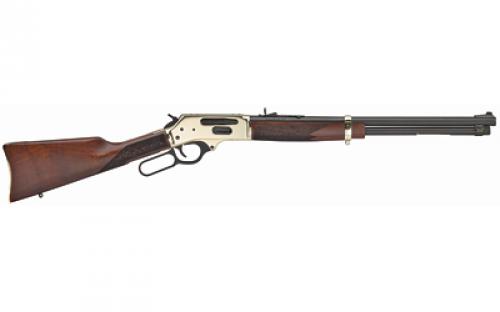 Henry Repeating Arms Side Gate Lever Action, .38-55 Winchester, 20 Barrel, Brass Receiver, Walnut Stock, 5Rd, Fully Adjustable Semi-Buckhorn Sights H024-3855