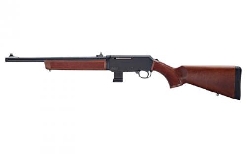 Henry Repeating Arms Homesteader, Semi-automatic, Rifle, 9mm, 16.37 Barrel, Threaded 1/2x28, Walnut Stock, Anodized Finish, Black, Drilled and Tapped for Optic Rail, Ghost Ring Sights, (1)-5 Round Magazine, (1)-10 Round Magazine, BLEM (Ding on Left Side of Forend, Bottom of Forend Blemished, Box Damaged) H027-H9