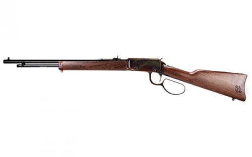 Heritage Settler, Lever Action Rifle, 22 LR, 20 Barrel, Color Case Hardened Finish (Colors May Vary), Buckhorn Sights, Light Stained Furniture, 15 Rounds, BLEM (Bad Finish on Receiver) STR22LCH20