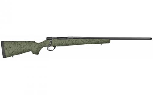 Howa 1500, Bolt Action Rifle, 308 Winchester, 22 Threaded Barrel, HS Precision Green with Black Webbing Fiberglass Stock, Right Hand, 4 Round Mag, Manual Safety HHS43163