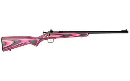 Keystone Sporting Arms Crickett, Gen 2, Compact, Bolt Action, Single Shot Rifle, 22LR, 16.125" Barrel, Blue Finish, Pink Laminate Stock, Adjustable Sights KSA2225