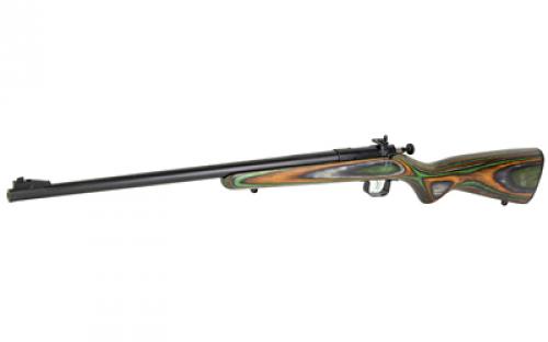 Keystone Sporting Arms Crickett, Generation 2, Bolt Action Rifle, Single Shot, Compact, 22 LR, 16.125" Barrel, Matte Blued Finish, Camo Laminate Stock, Adjustable Stock, Right Hand KSA2252