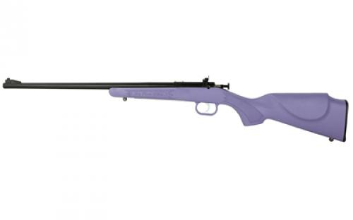 Keystone Sporting Arms Crickett, Generation 2, Bolt Action Rifle, Single Shot, Compact, 22 LR, 16.125 Barrel, Matte Blued Finish, Purple Synthetic Stock, Adjustable Sights, Right Hand KSA2306