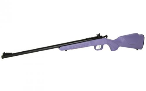 Keystone Sporting Arms Crickett, Generation 2, Bolt Action Rifle, Single Shot, Compact, 22 LR, 16.125" Barrel, Matte Blued Finish, Purple Synthetic Stock, Adjustable Sights, Right Hand KSA2306