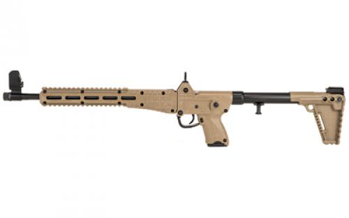 Kel-Tec Model Sub 2K Gen 2, 40 Carbine, Semi-automatic Rifle, 40 S&W, 16.1 Barrel, Tan, Black Stock, Adjustable Sights, 10Rd, For Glock OEM 23 Magazine SUB2K40GLK23BTAN