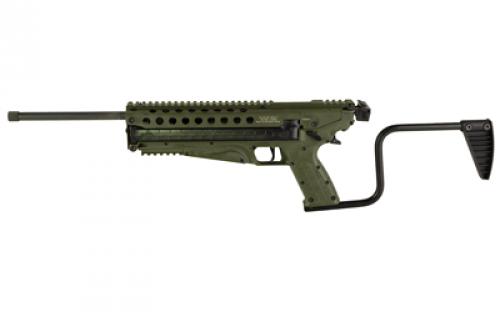 Kel-Tec R50, Semi-automatic Rifle, 5.7X28MM, 16 Barrel, Threaded 1/2x28, Matte Finish, Green, Folding Stock, 50 Rounds, 2 Magazines R50GRN