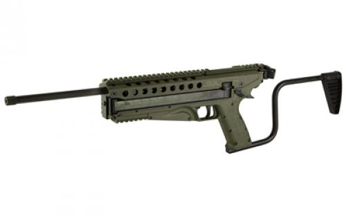 Kel-Tec R50, Semi-automatic Rifle, 5.7X28MM, 16" Barrel, Threaded 1/2x28, Matte Finish, Green, Folding Stock, 50 Rounds, 2 Magazines R50GRN