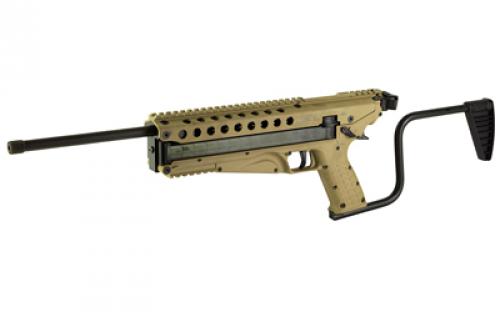 Kel-Tec R50, Semi-automatic Rifle, 5.7X28MM, 16" Barrel, Threaded 1/2x28, Matte Finish, Tan, Folding Stock, 50 Rounds, 2 Magazines R50TAN