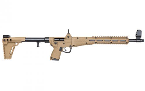 Kel-Tec Sub 2000 9, Generation 2, Semi-automatic, Carbine Rifle, 9MM, 16.1 Barrel, Tan, Polymer, Adjustable Sights, 17 Rounds 1 Glock 17 Magazine SUB2K9GLK17BTANHC