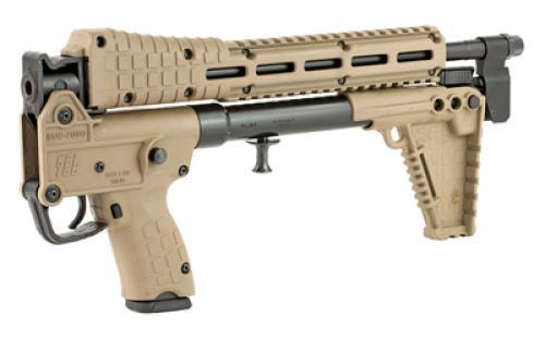 Kel-Tec Sub 2000 9, Generation 2, Semi-automatic, Carbine Rifle, 9MM, 16.1" Barrel, Tan, Polymer, Adjustable Sights, 17 Rounds 1 Glock 17 Magazine SUB2K9GLK17BTANHC