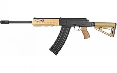 Kalashnikov USA KS-12, Semi-automatic, 12 Gauge 3 Chamber, 18 Barrel with Muzzle Brake, Flat Dark Earth, Collapsible Stock, 1-10Rd Magazine, Handguard with Picatinny Rails, BLEM (Damaged Box) KS-12TFDE