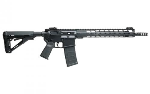 LanTac USA LLC Raven, Optics Ready, Semi-automatic Rifle, AR-15, 223 Wylde, 14.5 Barrel with a Pinned and Welded Lantac Dragon Muzzle Brake that Brings the Barrel Length to 16, 1:7 Rifling, Matte Finish, Black, Flip-Up Iron Sights, 30 Rounds, 1 Magazine 01-FA-14-DELUXE-RAVEN