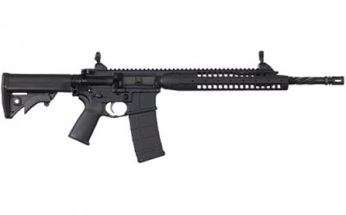 LWRC IC-A5, Semi-automatic Rifle, 223 Rem/556NATO, 16.1 Spiral Fluted Barrel, 1:7 Twist, Black Finish, LWRCI Compact Stock, Magpul MOE+ Grip, 30Rd ICA5R5B16