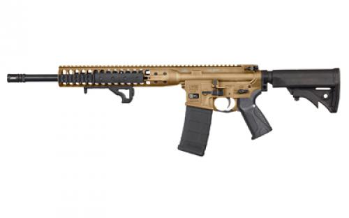 LWRC Direct Impingement Rifle, Semi-automatic, 300 Blackout, 16.1 Barrel, Burnt Bronze, 30Rd ICDIR3BB16