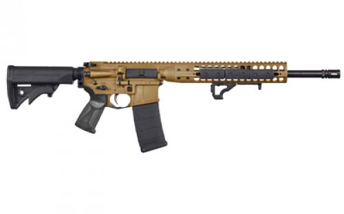 LWRC Direct Impingement Rifle, Semi-automatic, 300 Blackout, 16.1" Barrel, Burnt Bronze, 30Rd ICDIR3BB16