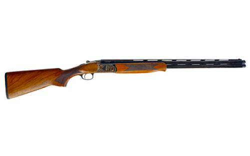 McCOY Decker 410, Over/Under Shotgun, 410 Bore, 3 Chamber, 28 Barrel, Color Case Hardened Finish, Walnut Stock, Fiber Optic Front Sight, 2 Rounds, Includes 5 Choke Tubes MCDK410