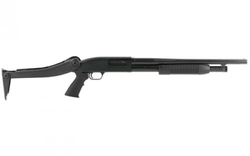 Mossberg 88, Maverick, Pump, 12Ga 3", 18.5", Black, Top Folding, Right Hand, Cylinder, 3", Cylinder, 5Rd, Bead 31027