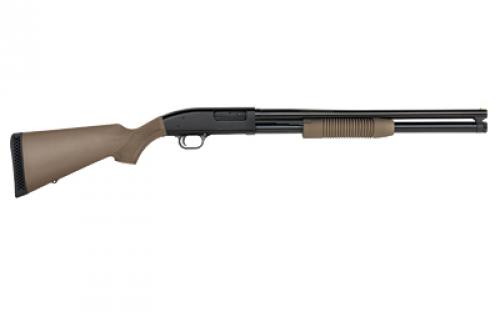 Mossberg 88 Maverick, Pump Action Shotgun, 12 Gauge, 3 Chamber, 20 Barrel, Cylinder Bore, Blued Finish with Flat Dark Earth Synthetic Stock, Bead Sight, 7Rd 31048