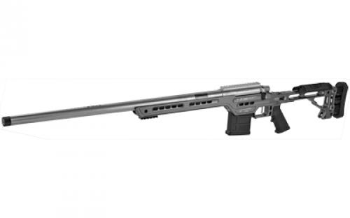 MasterPiece Arms PMR, Bolt Action Rifle, 6.5 Creedmoor, 26" Polished Threaded Barrel (X-Caliber Hand Lapped), Tungsten Cerakoted MPA BA Hybrid Chassis, TriggerTech Special Trigger, Magpul AICS 10Rd Magazine 65CMPMR-RH-TNG-PBA