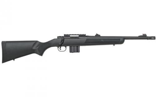 Mossberg MVP, Patrol, Bolt Action Rifle, 300 Blackout, 16.25 Threaded Barrel, A2 Flash Hider, 1:7 Twist, Matte Finish, Blued Barrel, Black Synthetic Stock, Fiber Optic Sights, Picatinny Rail Scope Base, 10 Rounds, 1 Magazine 27707