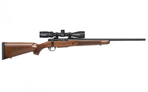 Mossberg Patriot, Bolt Action, 243 Win, 22 Fluted Barrel, 1:10 Twist, Matte Blued Finish, Walnut Stock, Vortex 3-9x40mm Scope, 4Rd, Adjustable Trigger 27939