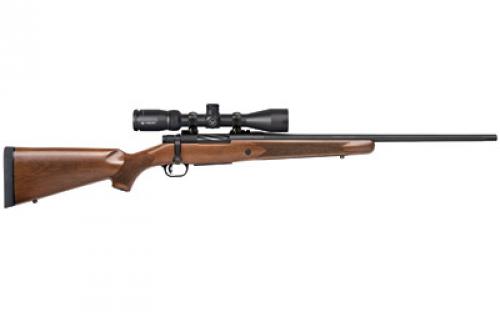 Mossberg Patriot, Bolt Action, 308 Win, 22 Fluted Barrel, 1:10 Twist, Matte Blued Finish, Walnut Stock, Vortex 3-9x40mm Scope, 4Rd, Adjustable Trigger 27940