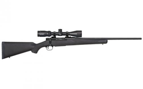 Mossberg Patriot Bolt Action Rifle, 7MM-08, 22 Fluted Barrel, Matte Blued Finish, Black Synthetic Stock, Vortex 3-9x40mm Scope, Adjustable Trigger, Weaver Style Base, 1 Mag, 5Rd 28053