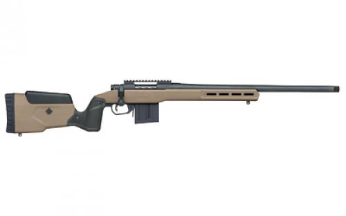 Mossberg Patriot LR Tactical, Bolt Action, 308 Win/762 NATO , 22 Threaded Barrel, Matte Blued Finish, Flat Dark Earth Stock, 5/8-24 Threading, 7 Rounds 28149