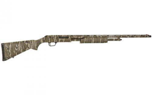 Mossberg 500, Turkey Hunter, Pump Action, 410 Gauge, 3" Chamber, 24" Vent Rib Barrel, Mossy Oak Bottomland, 5Rd, Bead Fiber Optic, X-Full Ext. Choke 50108