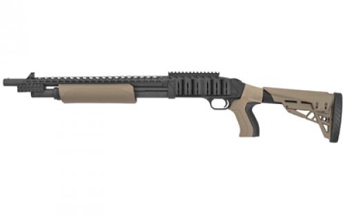 Mossberg 500, ATI Tactical, TALO, Pump, 12 Gauge, 3 Chamber, 18.5, Flat Dark Earth, Collapsible Stock, 5 Round, Bead Sight 50424