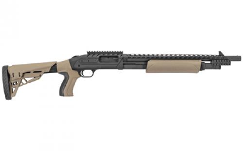 Mossberg 500, ATI Tactical, TALO, Pump, 12 Gauge, 3" Chamber, 18.5", Flat Dark Earth, Collapsible Stock, 5 Round, Bead Sight 50424