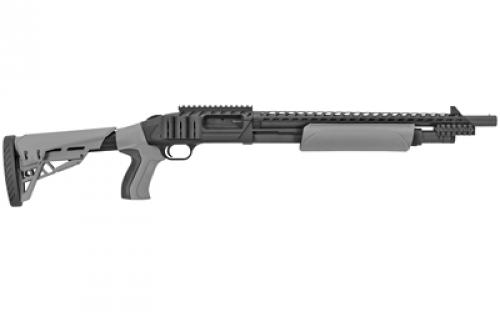 Mossberg 500, ATI Tactical, TALO, Pump, 12 Gauge, 3" Chamber, 18.5", Gray, Collapsible Stock, 5 Round, Bead Sight 50431