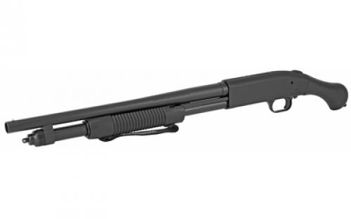 Mossberg 590, Shockwave, Pump, 12 Gauge 3", 18.5", Black, 3", 6Rd, Bead Sight, CA Approved 50639