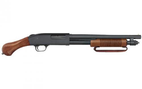 Mossberg 590, TALO, Pump, 20 Gauge 3, 14.375, Black Fins h, Wood Grip, 5Rd, 26.5 Overall Length, Bead Sight 50675