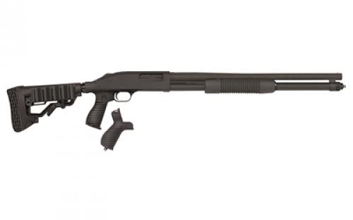 Mossberg 590, Tactical, Pump Action, 12 Gauge, 3 Chamber, 20 Cylinder Barrel, Blue Finish, Synthetic Stock, Flex Rear End with Tactical Stock and Pistol Grip, 8Rd, Bead Sight 50695