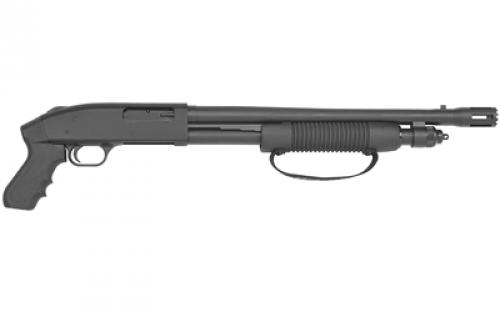 Mossberg 590, Cruiser, Pump Action, 12 Gauge, 3 Chamber, 18.5 Cylinder Barrel, Blue Finish, Pistol Grip, 7Rd, Bead Sight 50697