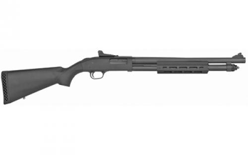 Mossberg 590A1, Security Mil-Spec, Pump Action, 12 Gauge, 3 Chamber, 18.5 Heavy Wall Barrel, Parkerized Black Finish, Synthetic Stock with M-Lok Forend, 6Rd, Ghost Ring Sight 50765