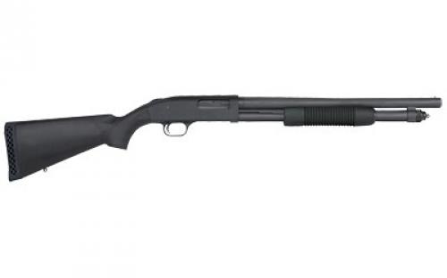 Mossberg 590 Tactical, Pump Action Shotgun, 12 Gauge, 18.5 Barrel, 3 Chamber, Matte Blued Finish, Synthetic Stock, Cylinder Bore, Bead Sight, 6Rd 50778