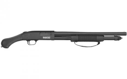 Mossberg 590S, Shockwave, Pump Action, 12 Gauge, 3 Chamber, 18.5 Barrel, Matte Blued Finish, Shockwave Grip, Bead Sight, 9 Rounds, CA Approved, Cycles 1.75, 2.75, or 3 Shells 51600