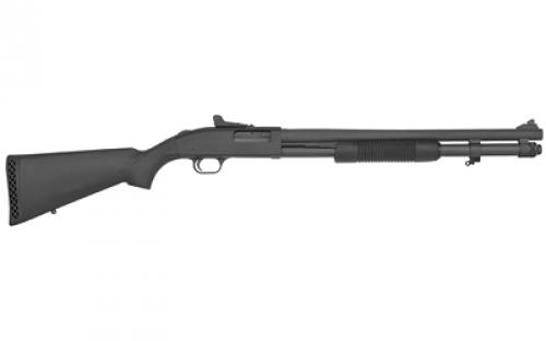 Mossberg 590A1, Special Purpose, Pump Action, 12 Gauge, 3 Chamber, 20 Heavy Wall Barrel, Parkerized Finish, Synthetic Stock, Ghost Ring Sight, 8Rd 51663