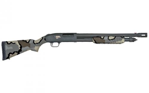 Mossberg 590 Thunder Ranch, Pump Action, 12 Gauge, 18.5 Stand Off Barrel, Matte Blued Finish, Camo Stock And Frame, 3 Chamber, Cylinder Bore Choke Tube, 5 Rounds, White Dot Sights, Receiver Engraved w/ Thunder Ranch 52145