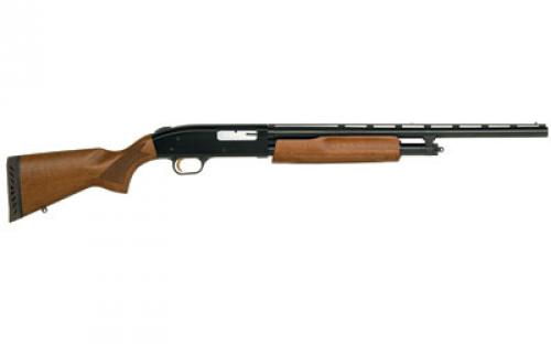 Mossberg 505 Compact, Pump Action, 20 Gauge, 3 Chamber, 20 Vent Rib Barrel, AccuSet, Blue Finish, Wood Stock, Bead Sight, 4Rd 57110