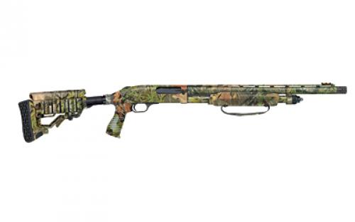 Mossberg 835 Ulti-Mag Tactical Turkey Hunter, Pump Action, 12 Gauge Shotgun, Vent Rib 20 Barrel, Mossy Oak Obsession , Adjustable Stock, 3.5 Chamber, X-Factor Ported Choke Tube, 5Rd, Fiber Optic Front Sight, Includes Sling 63102