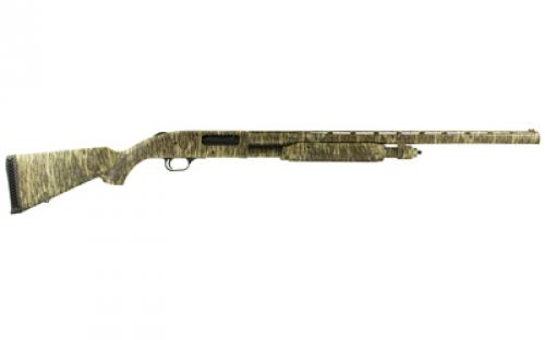 Mossberg 835, Pump Action Shotgun, 12 Gauge, 3.5" Chamber, 26" Barrel, Vent Rib, Mossy Oak New Bottomland Finish, Synthetic Stock, Accu-set & X-Factor Ported XX-Full Turkey Tube, Fiber Optic Bead Sight, 5 Rounds 63527