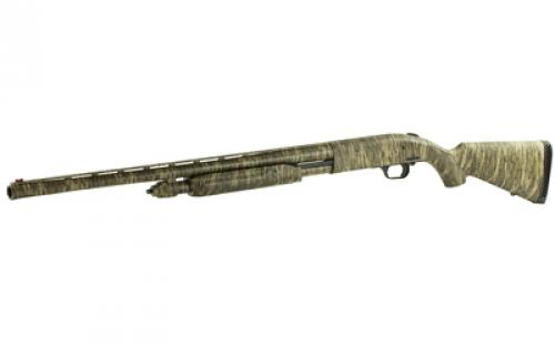 Mossberg 835, Pump Action Shotgun, 12 Gauge, 3.5" Chamber, 26" Barrel, Vent Rib, Mossy Oak New Bottomland Finish, Synthetic Stock, Accu-set & X-Factor Ported XX-Full Turkey Tube, Fiber Optic Bead Sight, 5 Rounds 63527