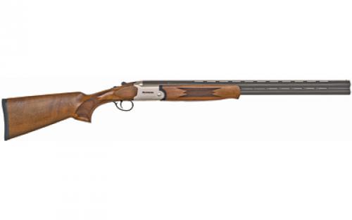 Mossberg Silver Reserve II, Over/Under Shotgun, 20 Gauge, 3 Chamber, 26 Vent Rib Barrel / Matte Blue, Satin Silver Receiver, 5 Choke Tubes, Bead Sight, Satin Black Walnut Stock, 2 Rounds 75475