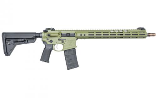 Noveske Gen 4, Semi-automatic, AR, 223REMINGTON/556NATO, 16" Barrel, M-Lok Handguard, Green, Magpul MOE SL Stock, Magpul MBUS Pro Sights, 30 Rounds 02000563-BG