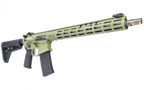 Noveske Gen 4, Semi-automatic, AR, 223REMINGTON/556NATO, 16" Barrel, M-Lok Handguard, Green, Magpul MOE SL Stock, Magpul MBUS Pro Sights, 30 Rounds 02000563-BG