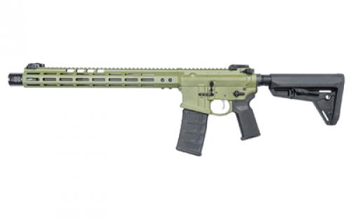 Noveske Infidel, Gen 4, Semi-automatic Rifle, 223 Rem/556NATO, 13.7 Barrel (16 OAL with Pinned Brake), KX3 Muzzle Device, Green, Magpul MOE SL Stock, 30Rd, NSR-15 (M-Lok) Handguard 02000711-BG