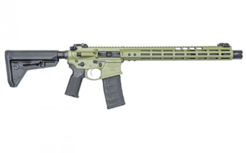 Noveske Infidel, Gen 4, Semi-automatic Rifle, 223 Rem/556NATO, 13.7" Barrel (16" OAL with Pinned Brake), KX3 Muzzle Device, Green, Magpul MOE SL Stock, 30Rd, NSR-15 (M-Lok) Handguard 02000711-BG